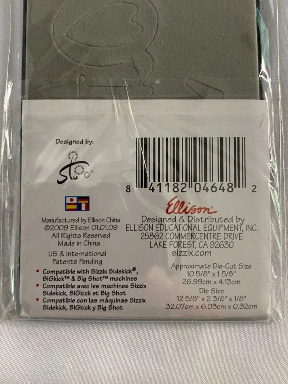 Sizzix Sizzlits From the Heart Decorative Strip Cutting Die